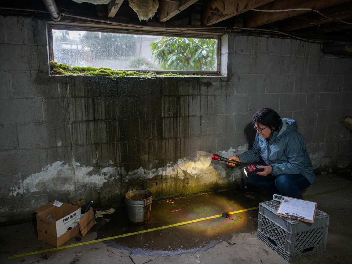 Winter Rain And Basement Seepage Checks In Seattle Homes