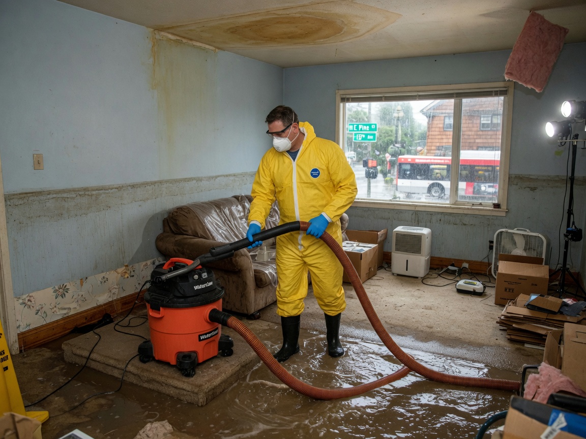 water damage restoration in Duvall