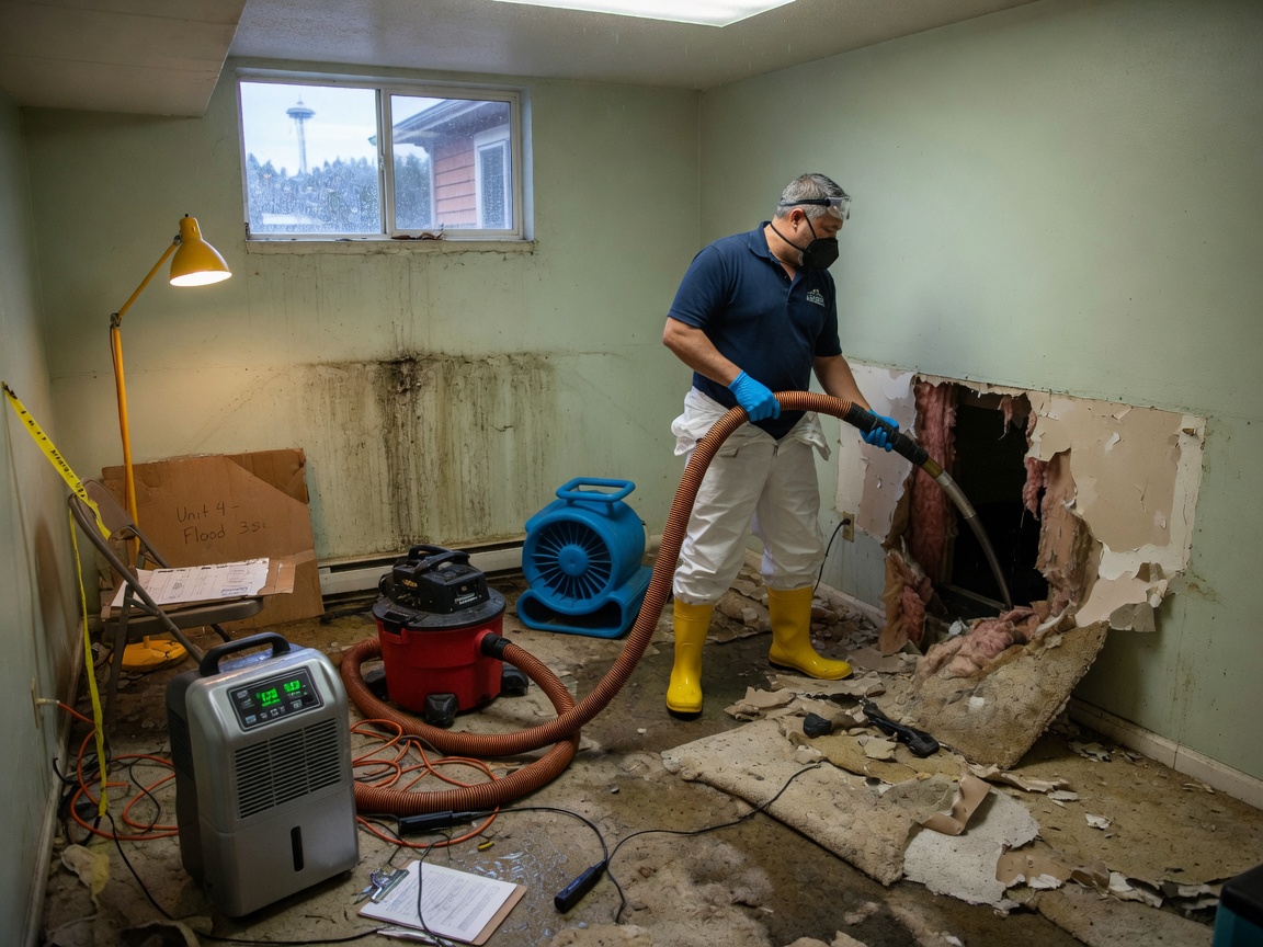 water damage restoration in Hobart
