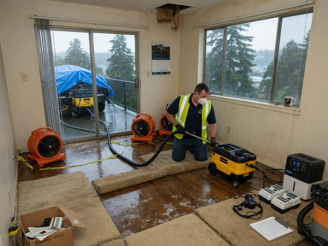 water damage restoration in Bothell